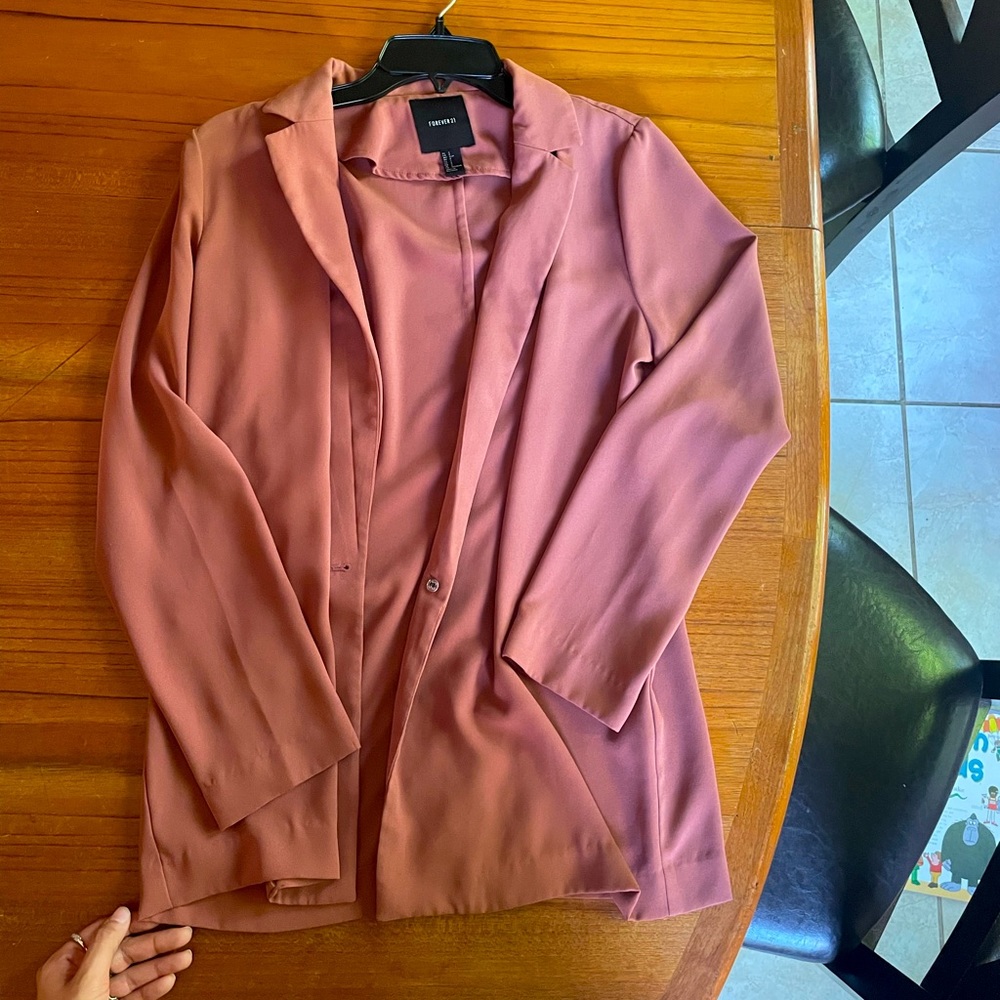 Forever 21 rose pink blouse.